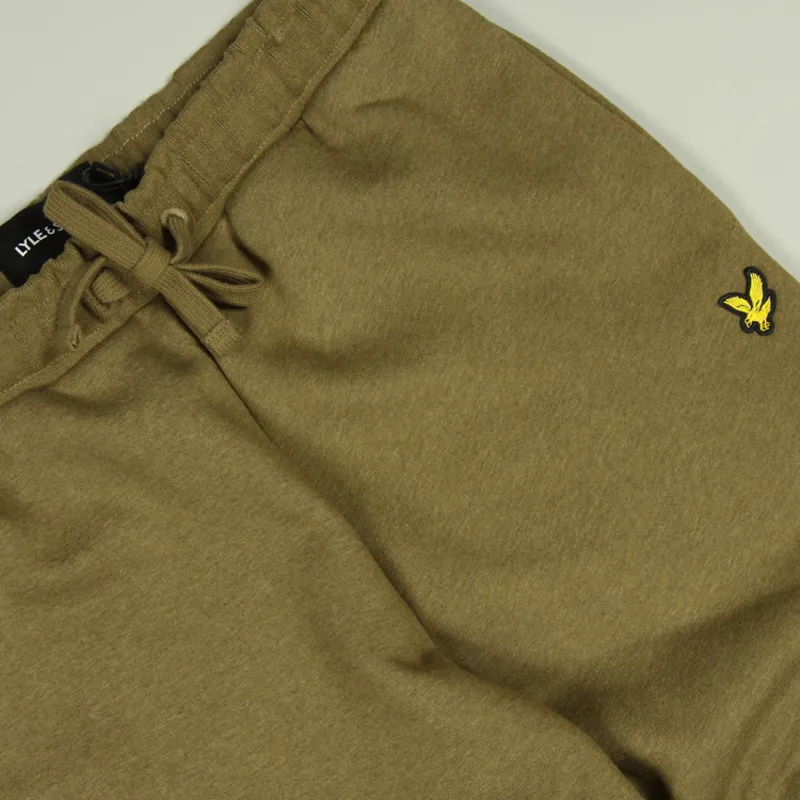 Lyle and Scott Racked Jogger - Rankin Olive Marl-1